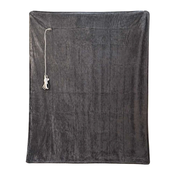 Koc elektryczny mata grzewcza 10 poziomów timer duży 180x210cm 150W