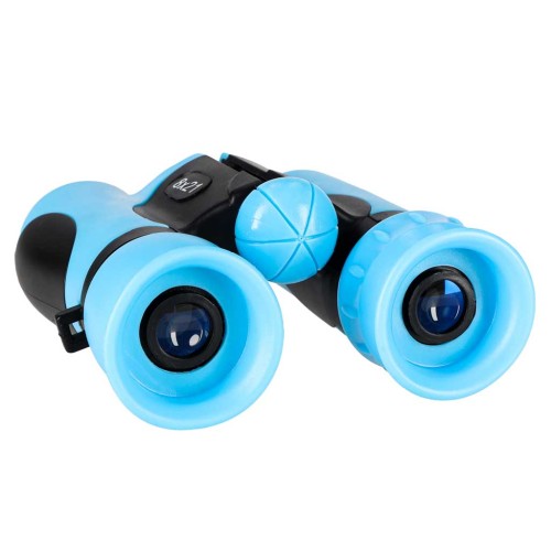 Lornetka dla dzieci do obserwacji ptaków nieba 8x 21mm HD pokrowiec niebieska