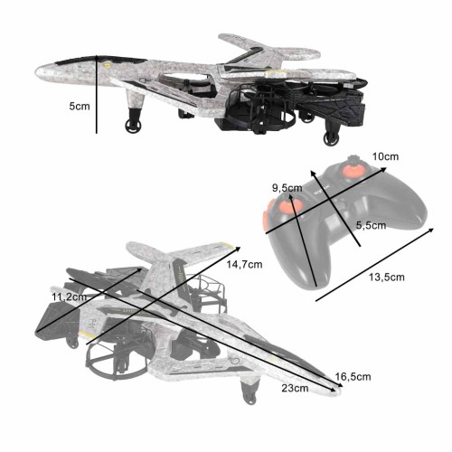 Dron RC Syma P01 LED 2.4G 360 akrobacje automatyczny start stabilizacja lotu