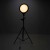 Lampa pierścieniowa studyjna LED ring okrągła do filmów 3 barwy światła panel