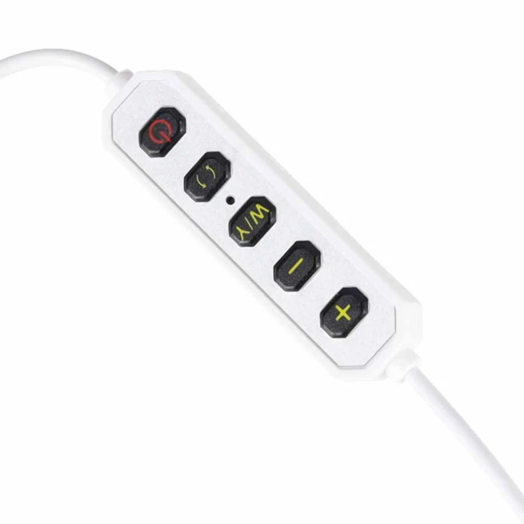 Lampa kosmetyczna LED bezcieniowa biurkowa do manicure paznokci łuk biała