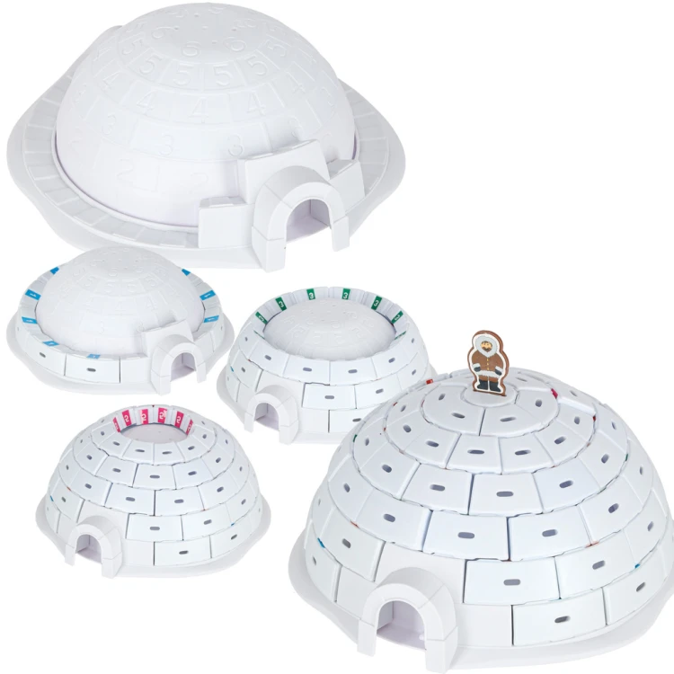 Gra zręcznościowa zbuduj igloo pingwiny