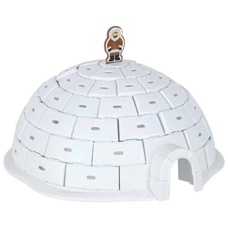 Gra zręcznościowa zbuduj igloo pingwiny