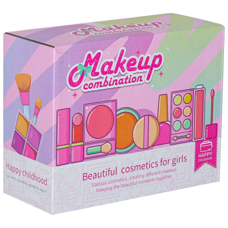 Kuferek zestaw kosmetyków do makijażu i paznokci makeup dla dzieci 22 elementy