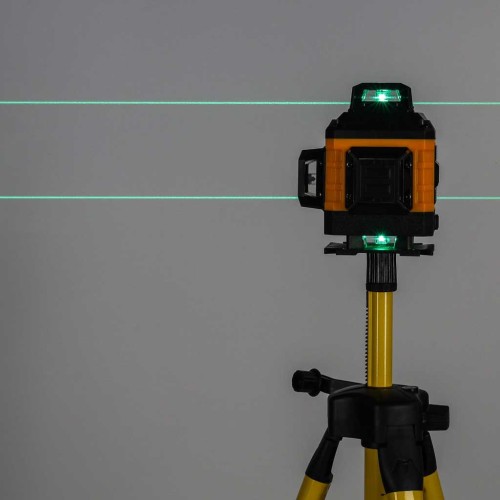 Poziomica laserowa 360 4D laser krzyżowy 16 linii statyw uchwyt zestaw