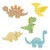 Tablica manipulacyjna sensoryczna montessori walizka dinozaury