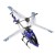 Helikopter zdalnie sterowany na pilota RC SYMA S107G niebieski