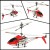 Helikopter zdalnie sterowany na pilota RC SYMA S107H 2.4GHz RTF czerwony