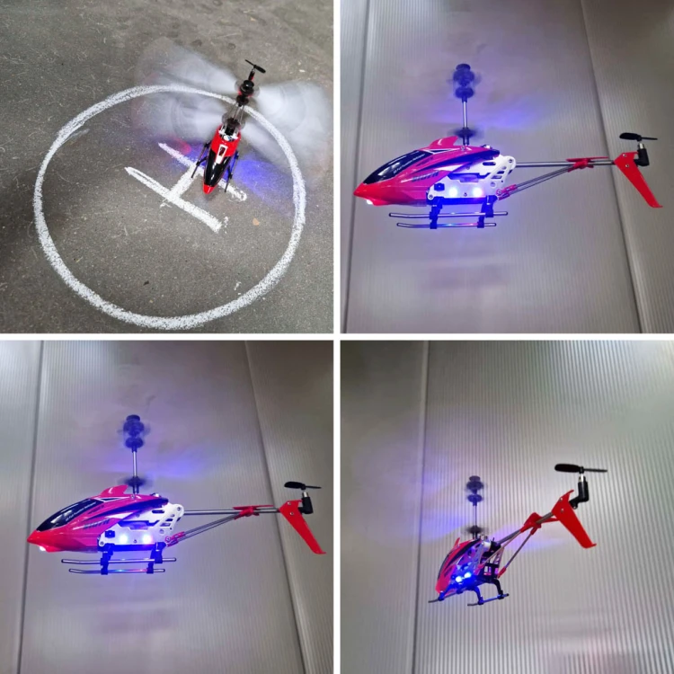 Helikopter zdalnie sterowany na pilota RC SYMA S107H 2.4GHz RTF czerwony