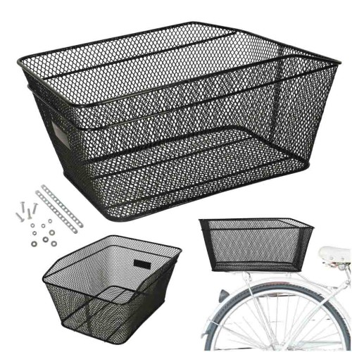 Koszyk rowerowy RALLEX na bagażnik kosz tylny metalowy