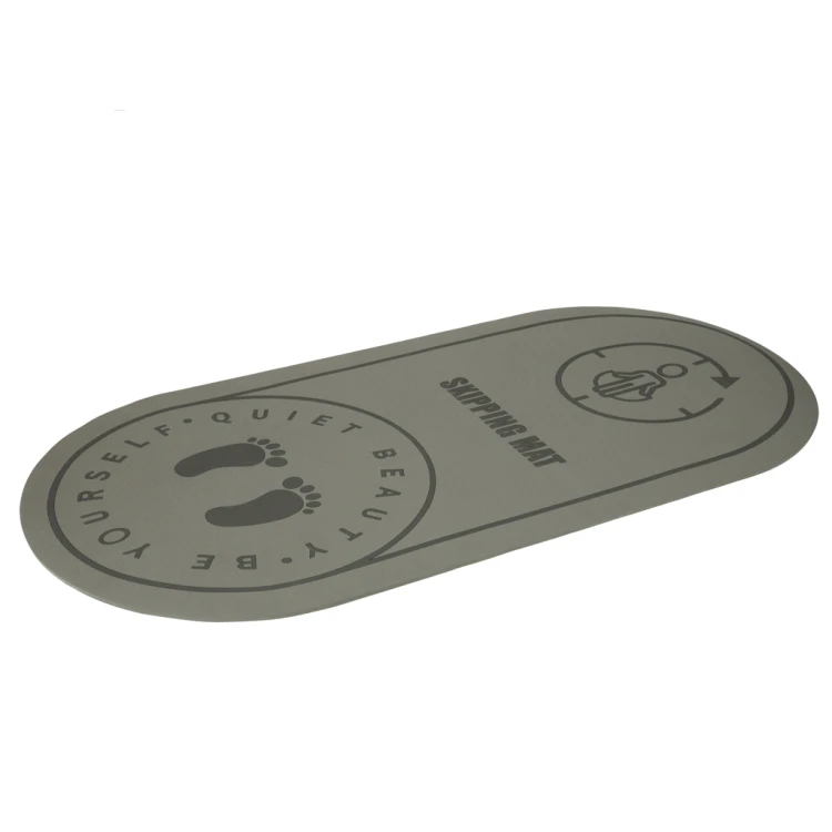 Mata fitness do ćwiczeń jogi wygłuszająca antypoślizgowa 125x61,5x0,6 cm szara