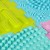 Mata sensoryczna puzzle montessori do masażu stóp 8 elementów pastelowe