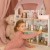 Domek dla lalek drewniany LULILO Peonio 70cm LED róż