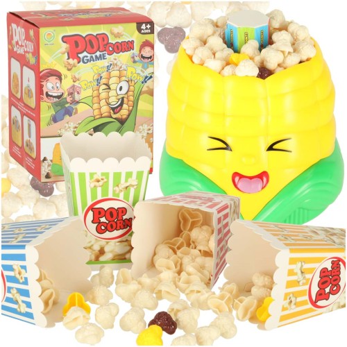 Gra zręcznościowa Złap popcorn kukurydza kubeczki 4 graczy