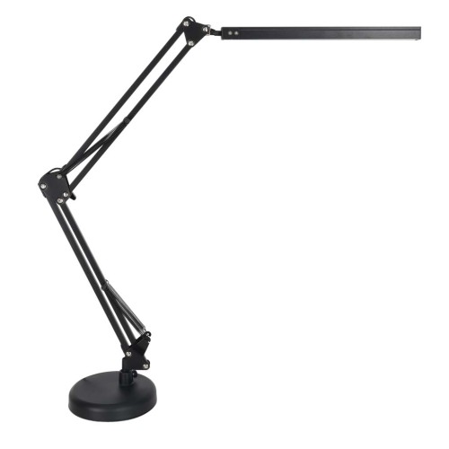 Lampka na biurko biurkowa LED USB obrotowy wysięgnik 2 sposoby mocowania