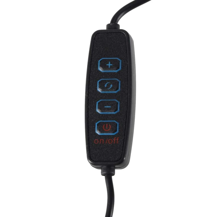 Lampka na biurko biurkowa LED USB obrotowy wysięgnik 2 sposoby mocowania
