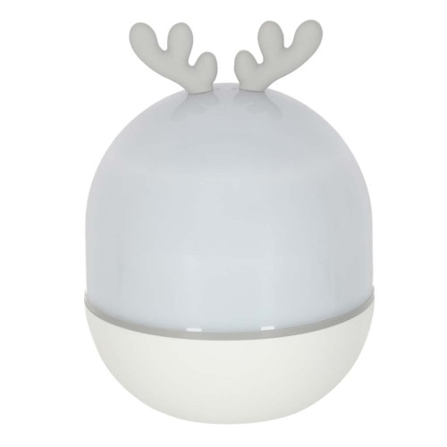 Lampka nocna projektor gwiazd LED USB obrotowy 6 motywów pilot jelonek